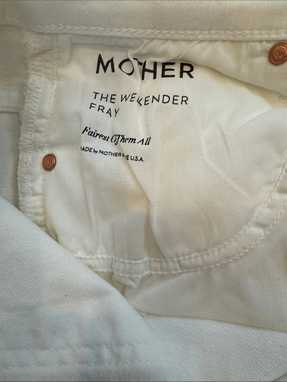 MOTHER White Flare Wide-Leg Jeans - Picture 3 of 7